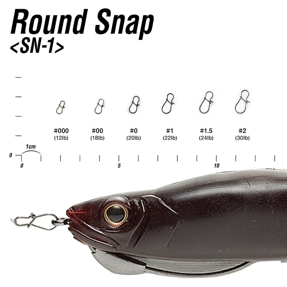 DECOY Lure Fishing Hypower Stainless Steel Round SNAP