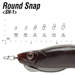 DECOY Lure Fishing Hypower Stainless Steel Round SNAP