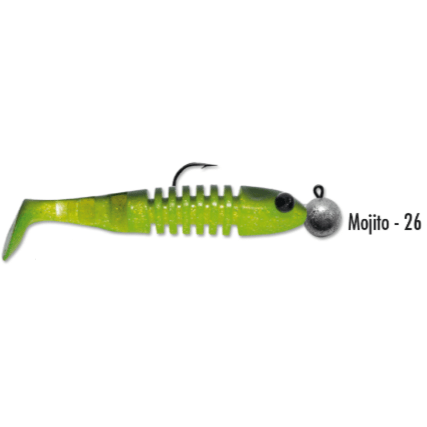 del fishing lures Delalande BTE Skeleton 8cm 7g Soft Lure Mojito – MatchFishing