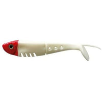 Delalande Buster Shad 7cm White/Red Head