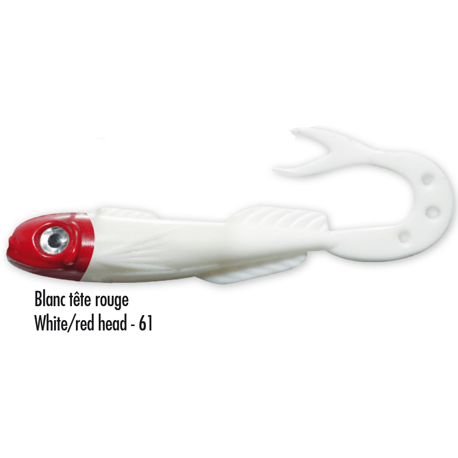 Delalande Chabot Curly 7cm White/Red Head