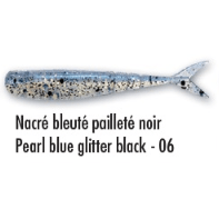 Delalande Drop Shad 5cm Pearl/Blue Glitter Back