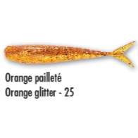 Delalande Drop Shad 7.5cm Orange Glitter