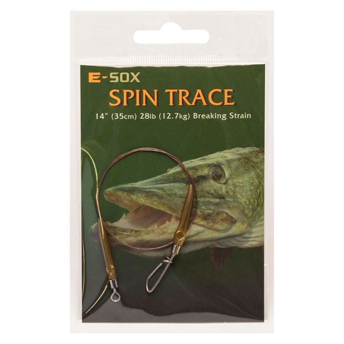 Buy Estone 100 pcs Fishing Trace Lures Leader Steel Wire Spinner