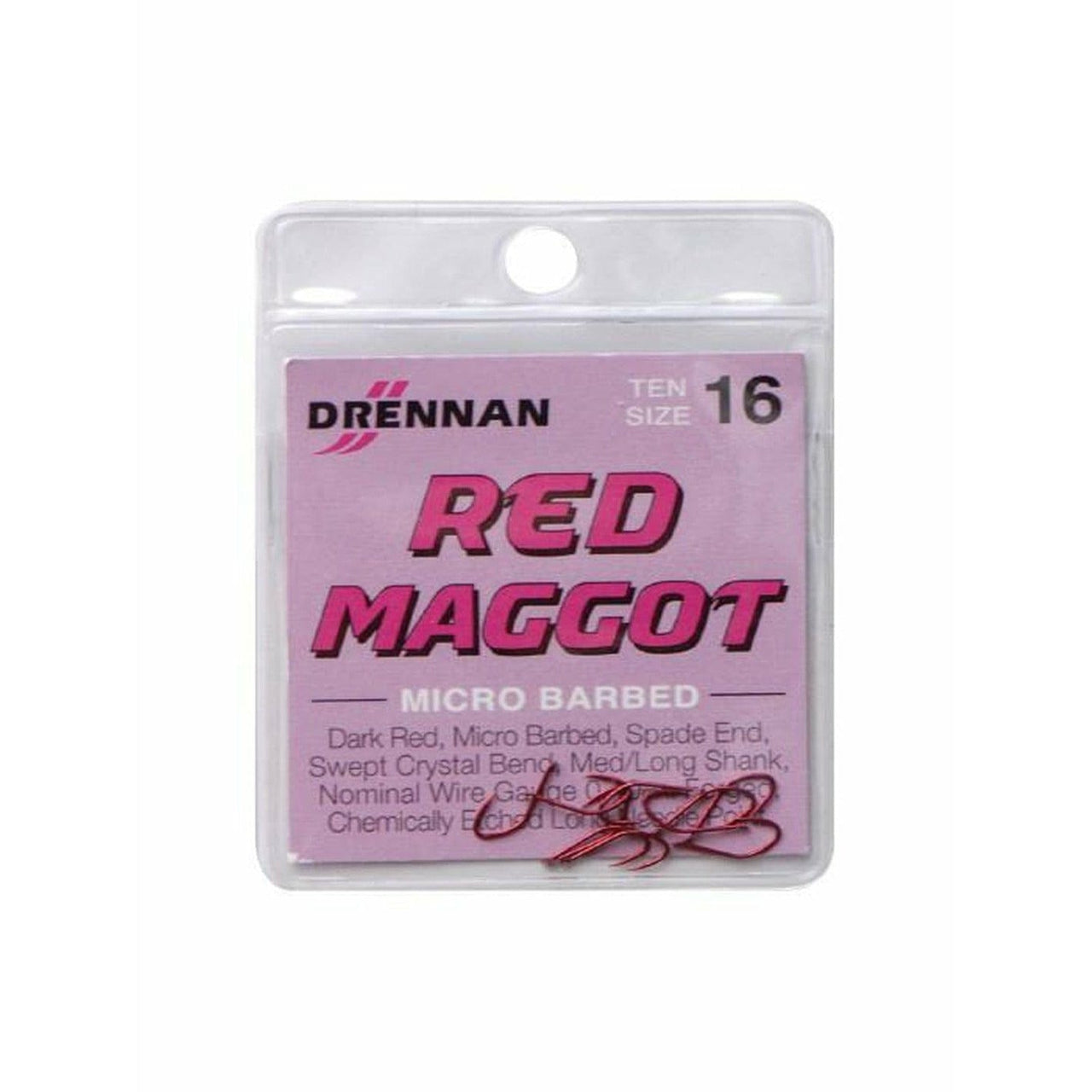 drennan red fishing hooks Drennan Red Maggot Fishing Hooks for Maggots – MatchFishing