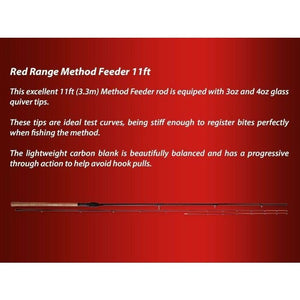 DRENNAN Red Range Method Feeder 11ft