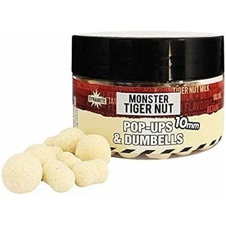 Dynamite Bait Monster Tiger Net Fluro White Pop-Up & Dumbells - 10mm