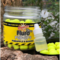 Dynamite Baits Pineapple & Banana Fluro Pop-Uo 15mm + Booster