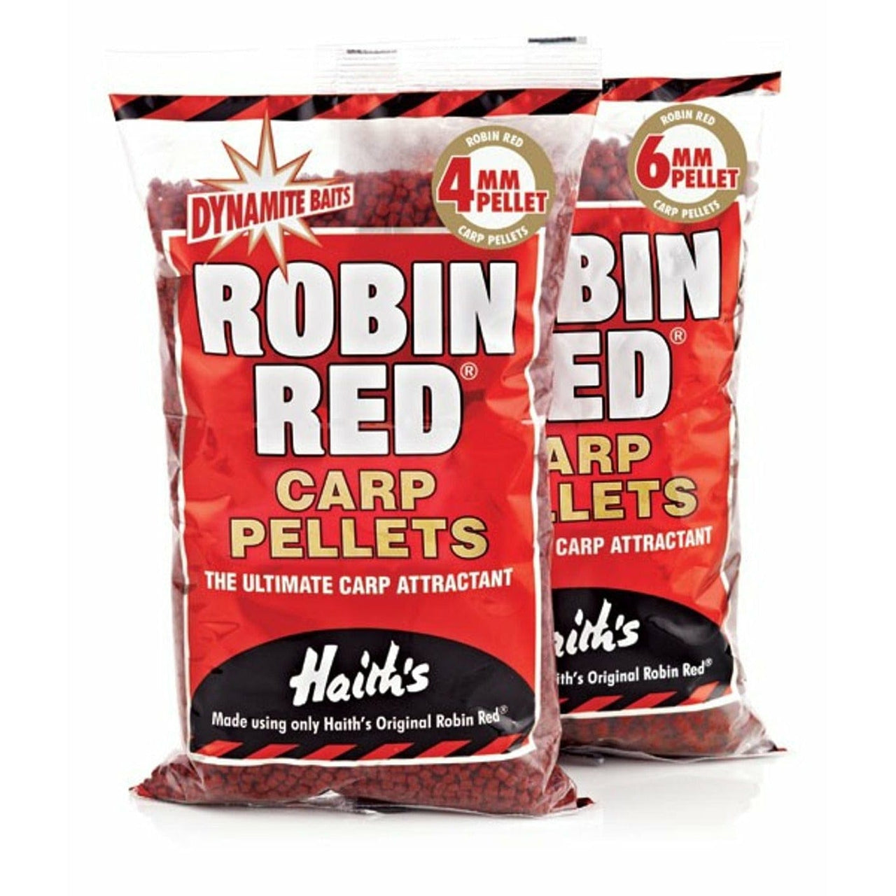 Dynamite Baits Robin Red Carp Pellets 6mm 900g NOT DRILLED