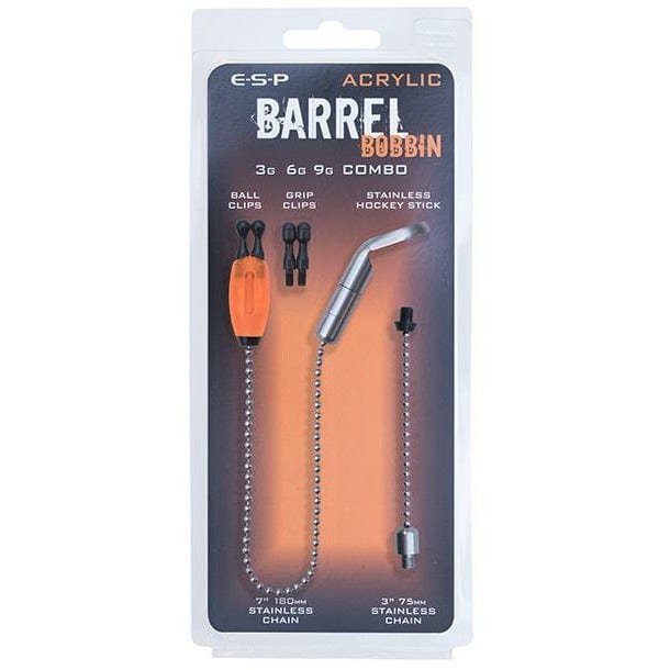 esp carp gear ESP Barrel Bobbin Kit Orange Bite Indicator Bobbin – MatchFishing