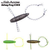 Fish Arrow Bass Fishing SOFT LURE Air Bag Frog 1.8