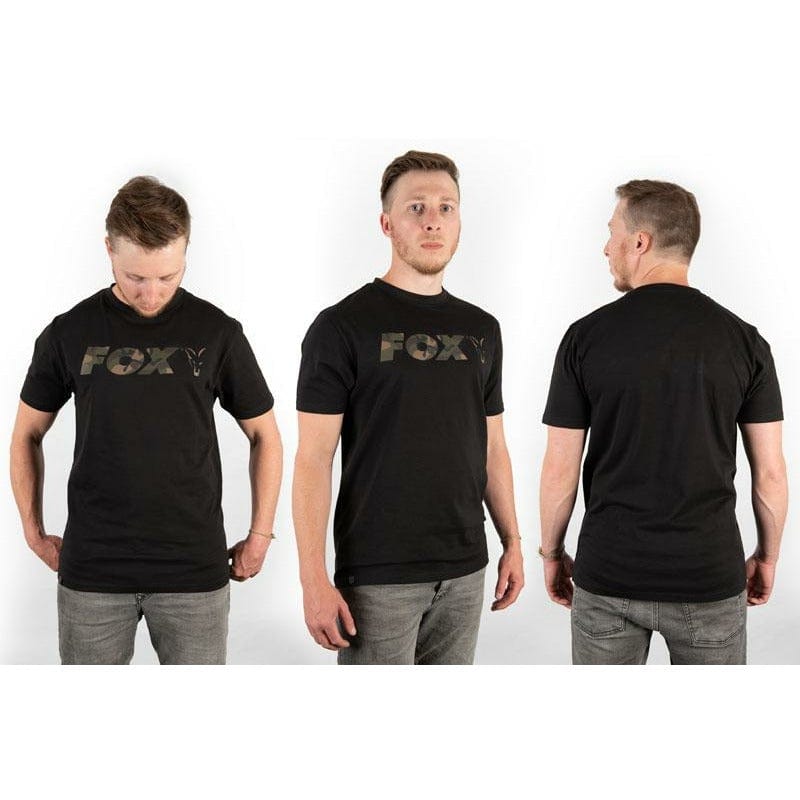Fox FOX Black Camo Print T Shirt