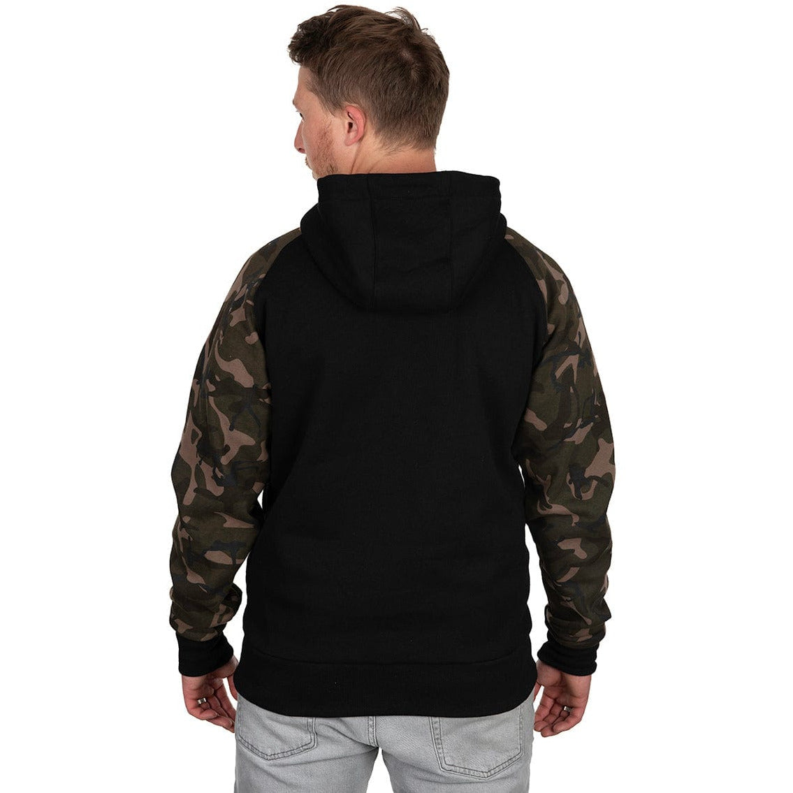 Fox Black / Camo Raglan Hoodie