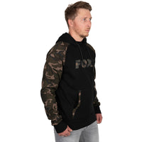 Fox Black / Camo Raglan Hoodie