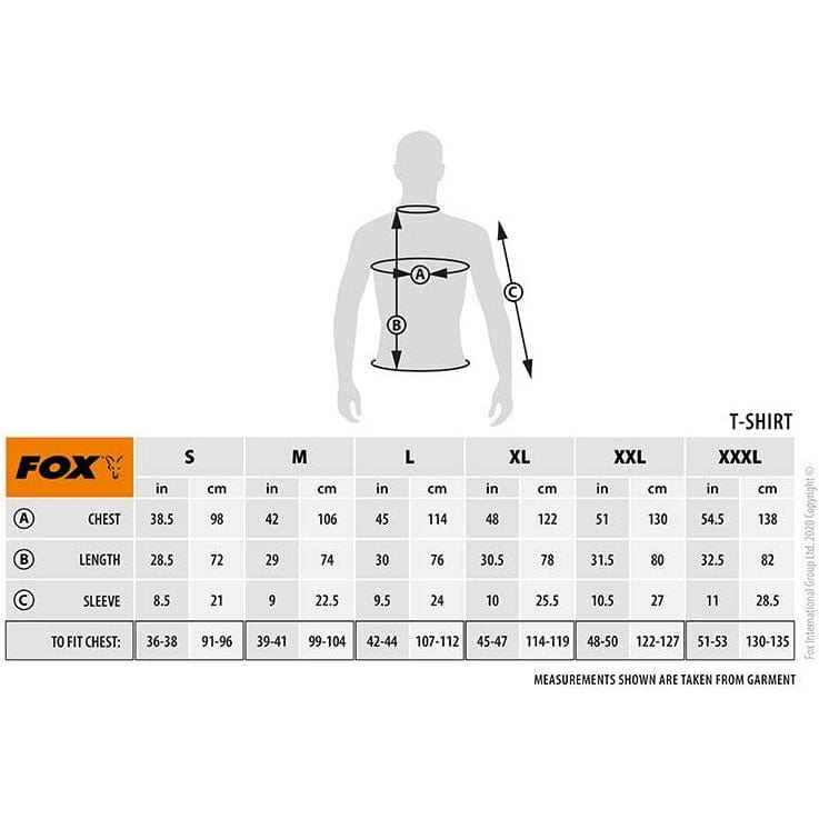 Fox Black / Camo Raglan Tee