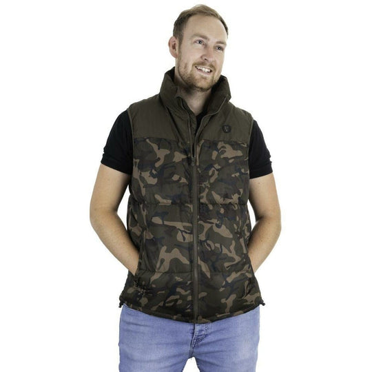 Fox Camo Khaki RS Gilet Fishing Thermal Bodywarmer – MatchFishing