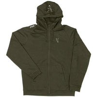 FOX COLLECTION GREEN & SILVER LIGHTWEIGHT HOODIE