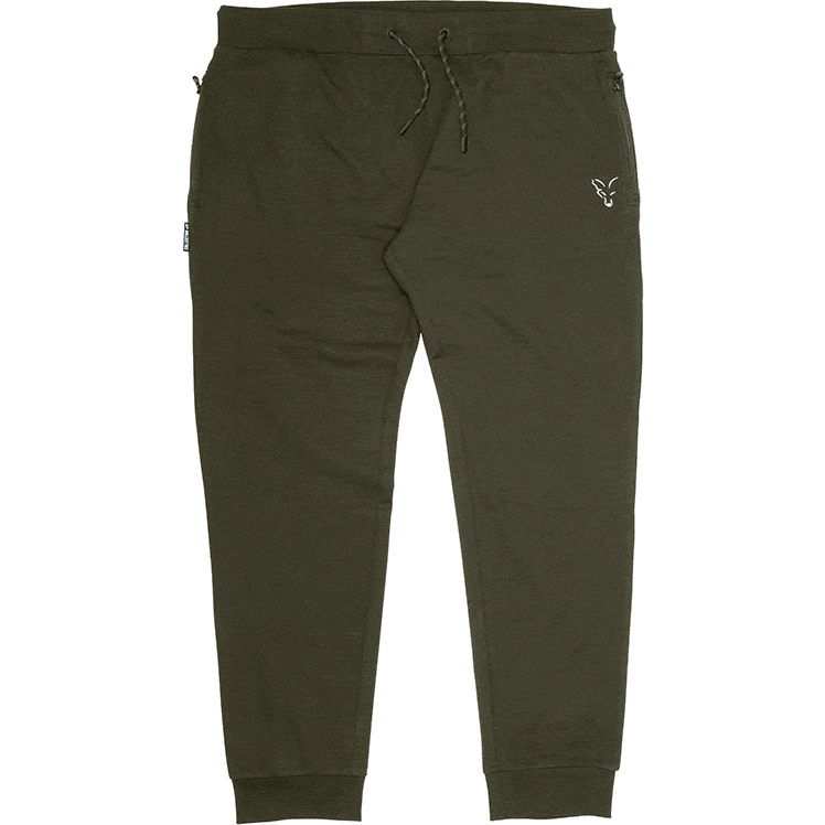 FOX COLLECTION GREEN & SILVER LIGHTWEIGHT JOGGERS