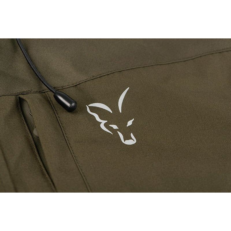 Fox collection green on sale & silver shell hoodie