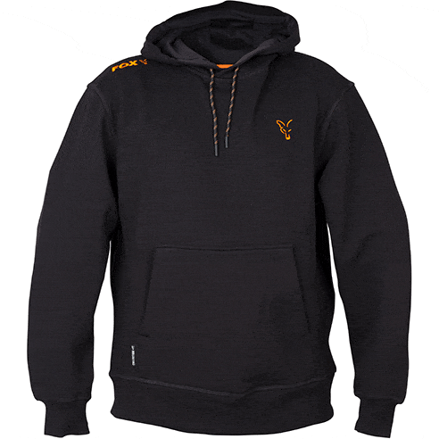 FOX COLLECTION ORANGE & BLACK HOODIE