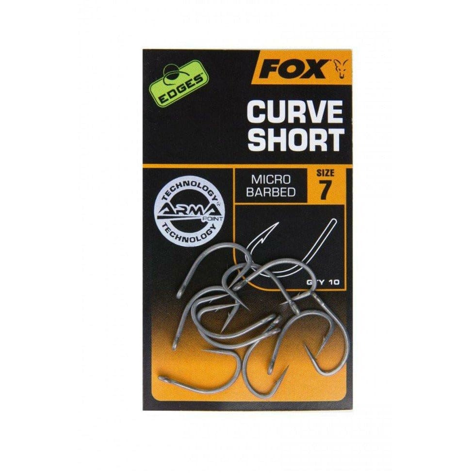 Spiral Fox Fox Edges Curve Shank Hameçon Court Taille 2 | Fin Spiral Fox Fox Edges Curve Shank Hameçon Court Taille 2 | Fin