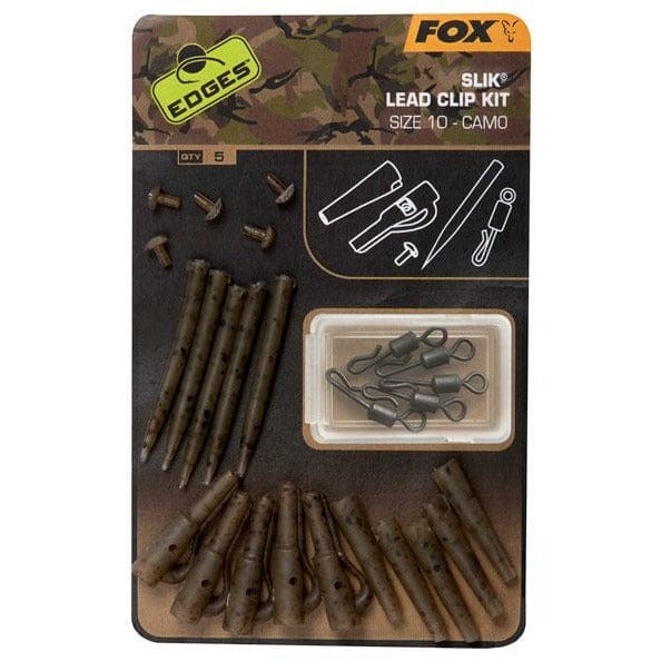 FOX EDGES CAMO SLIK LEAD CLIP KIT SZ 10