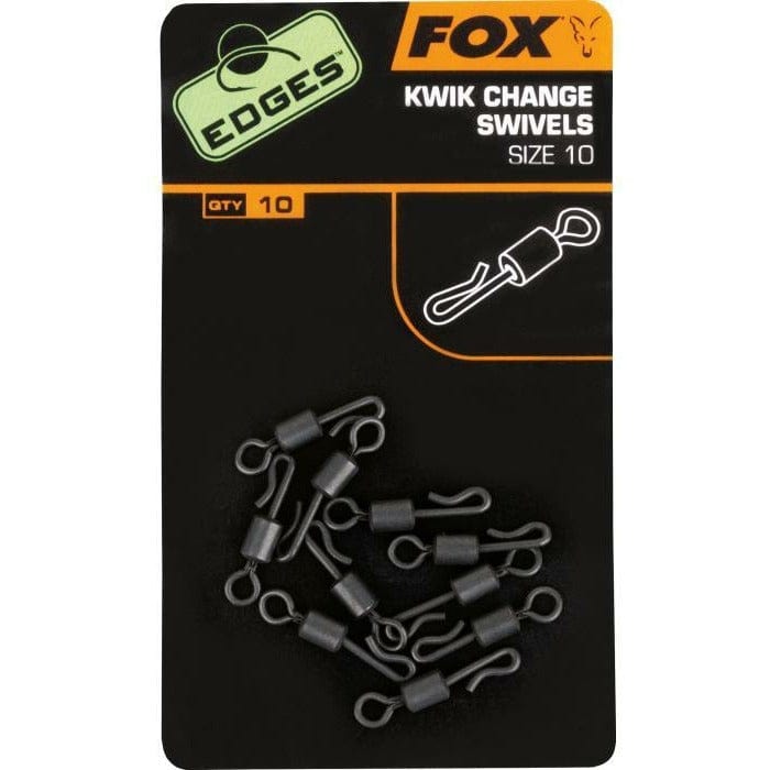 Fox Edges Kwik Change Swivels Sz 10