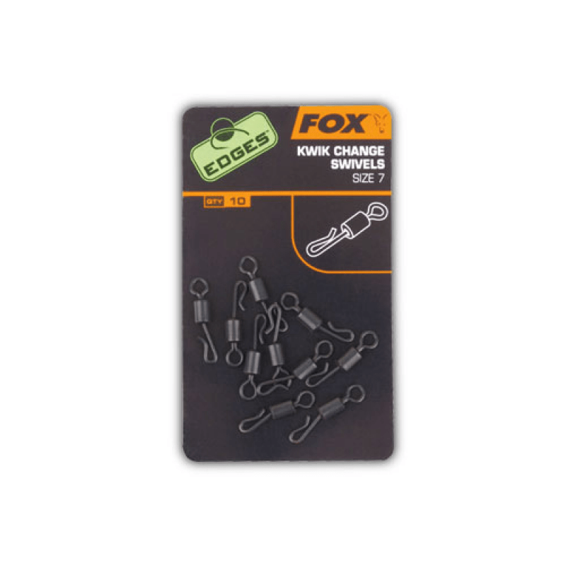 Fox Edges Kwik Change Swivels Sz 7