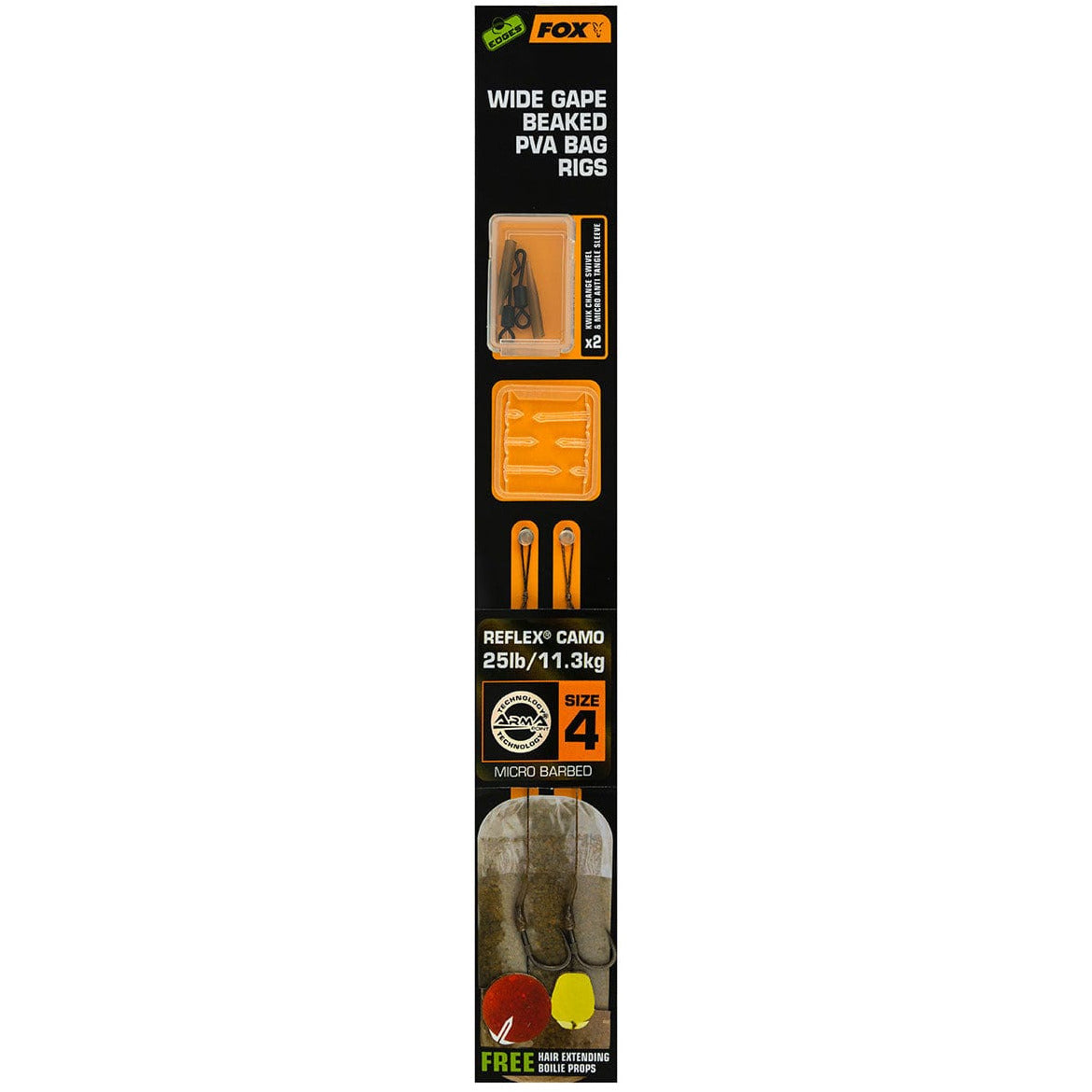 Fox EDGES Wide Gape Beaked PVA Bag Rigs
