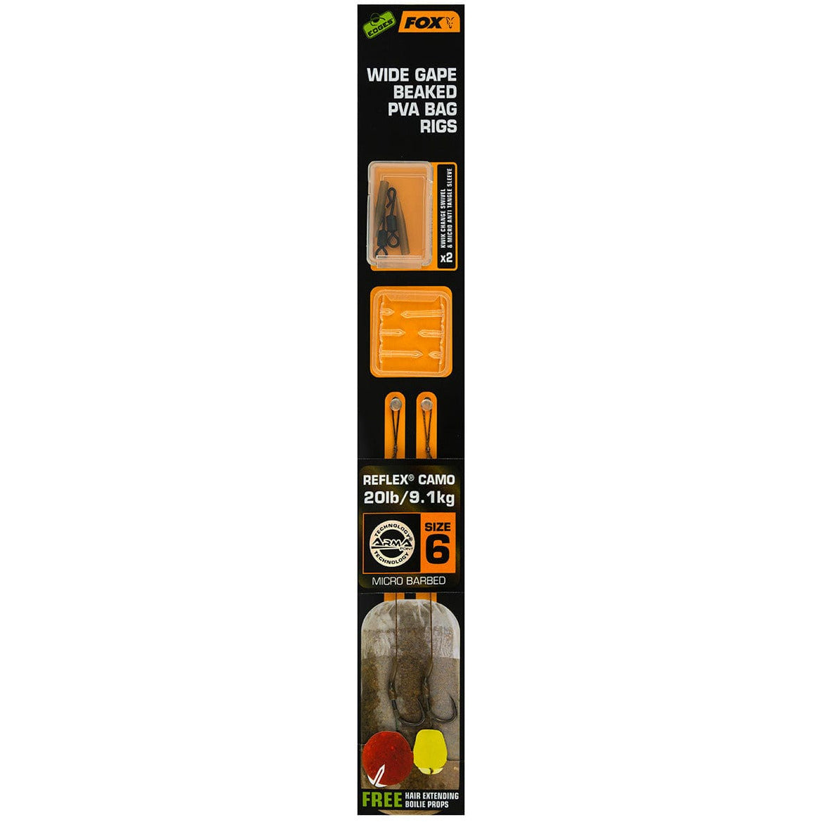 Fox EDGES Wide Gape Beaked PVA Bag Rigs