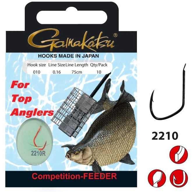 bream fish hook size Gamakatsu BOOKLET BR.FEEDER 2210R Feeder Hooks – MatchFishing