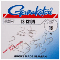 Gamakatsu LS-1310N HOOKS NICKEL