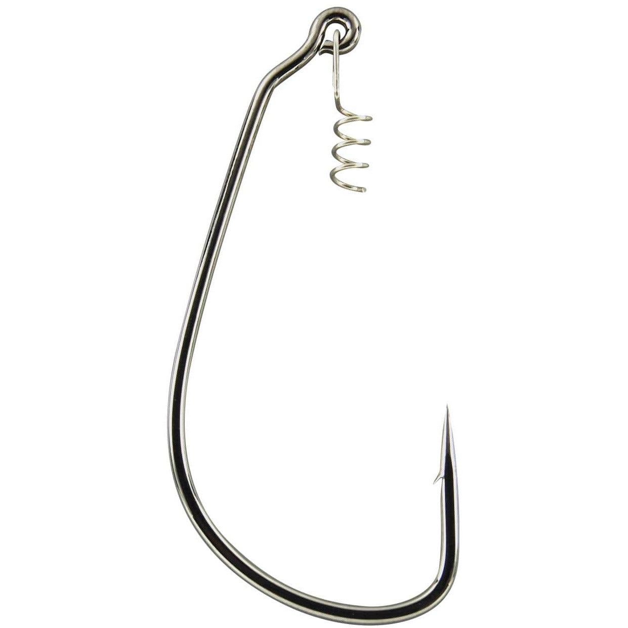 Gamakatsu WORM EWG HOOKS SPRING LOCK BLACK