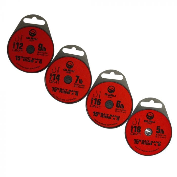 Guru Bait Bands QM1 Ready Rig 15"