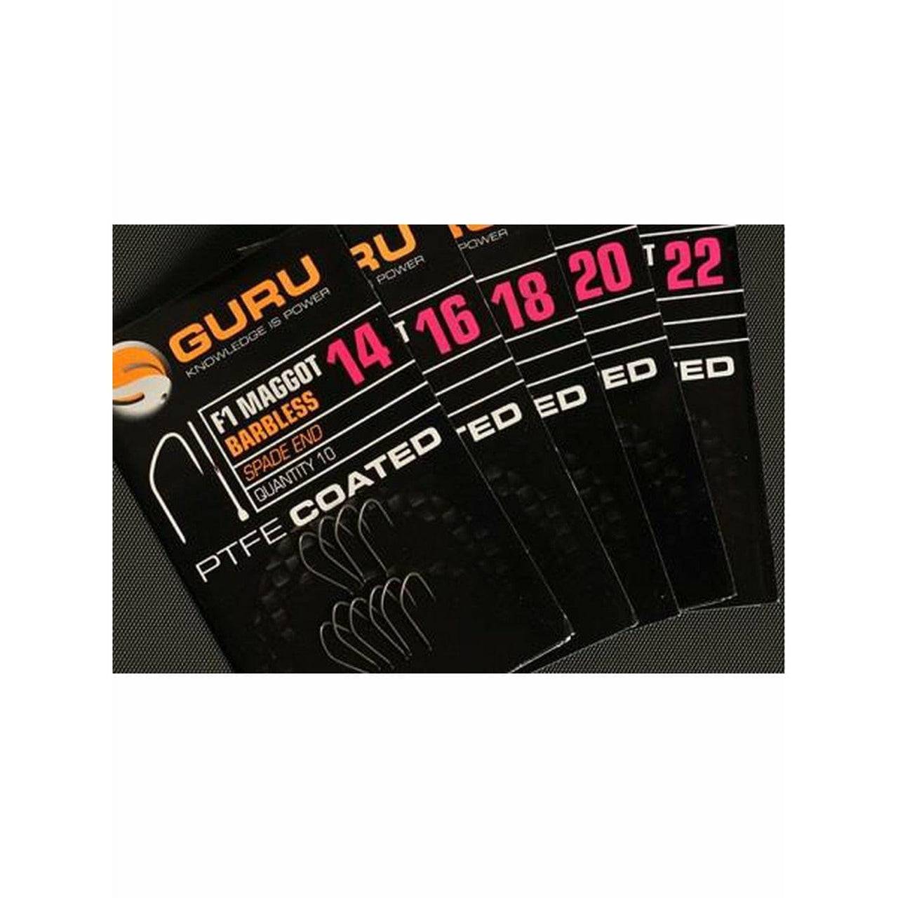 Guru F1 Maggot Hook (Barbless - Spade)