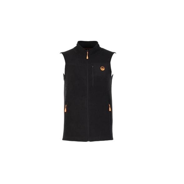 GURU FLEECE GILET BLACK