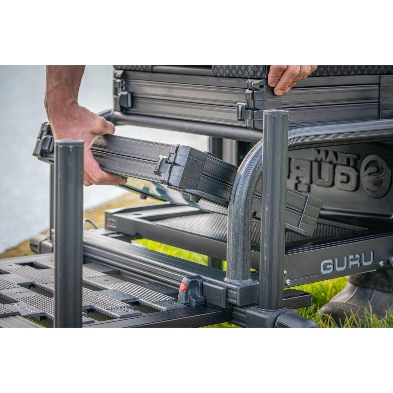 brillo match fishing seat box Guru ST8 Rive Stealth Team Seatbox 2.0 Fishing Seatbox – MatchFishing