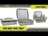 Matrix EVA Bait Cool Tray Light Grey (Includes 4 Tubs)