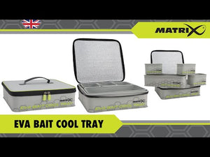 MATRIX EVA Bait Cool Tray Light Gray Inc. 4 tubs