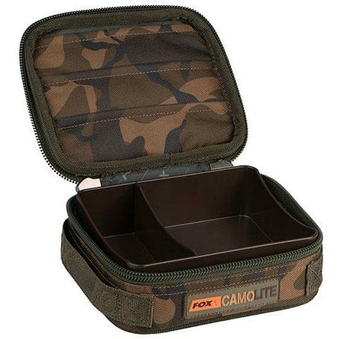 fox camo tackle box FOX Camolite Rigid Lead & Bits Bag Compact Tackle Bag – MatchFishing