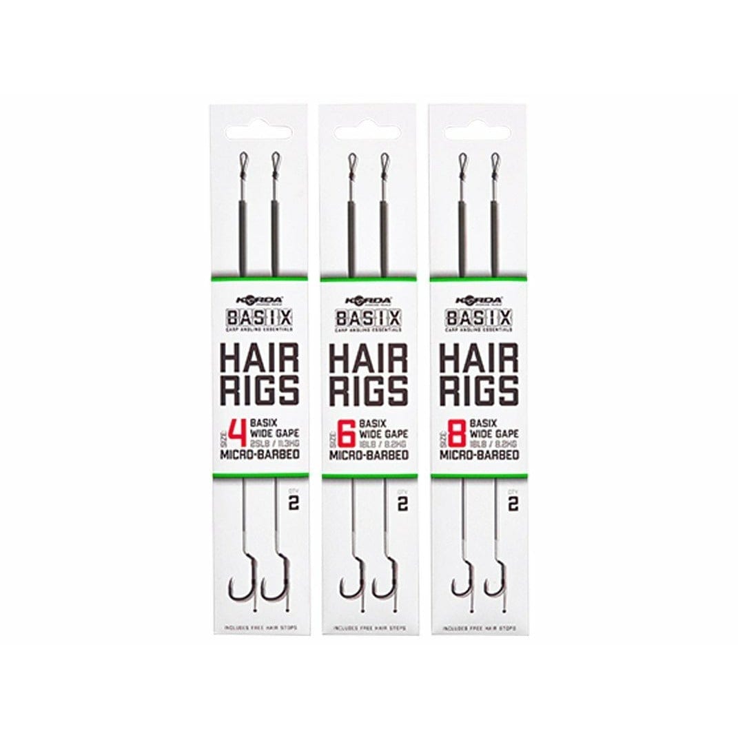 Korda Basix Hair Rigs Wide Gape