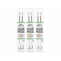 Korda Basix Hair Rigs Wide Gape Barbless