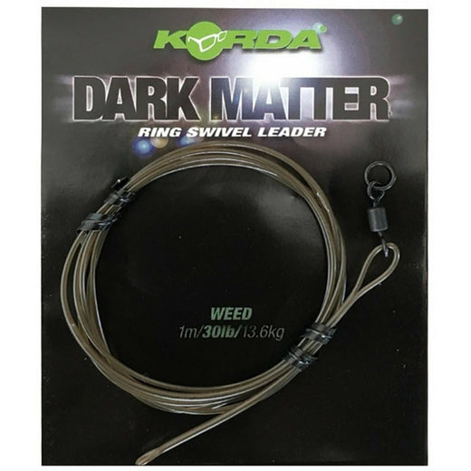 KORDA Dark Matter Leader 50cm Ring Swivel
