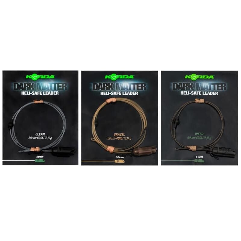 KORDA Dark Matter Leader Hell Safe 40lb 50cm