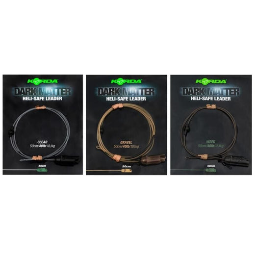 KORDA Dark Matter Leader Hell Safe 40lb 50cm