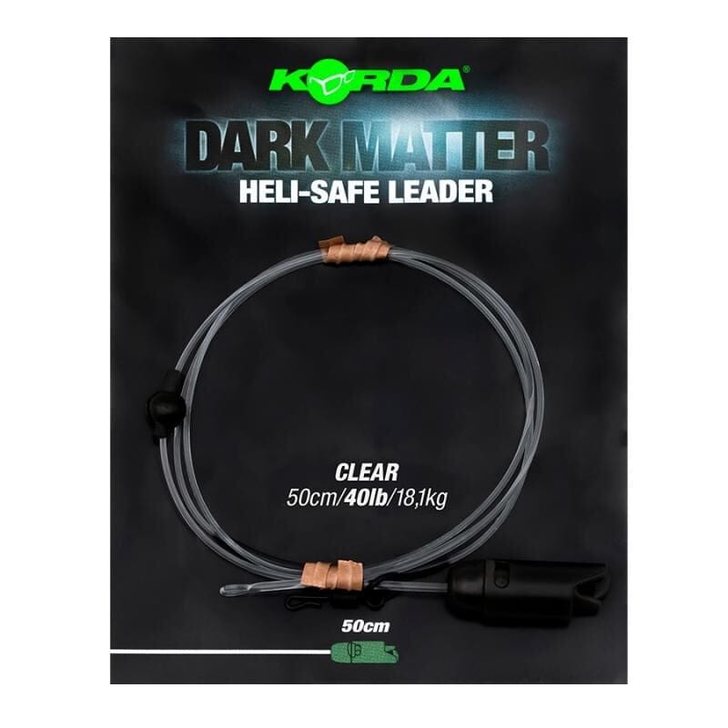 KORDA Dark Matter Leader Hell Safe 40lb 50cm
