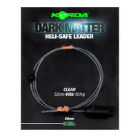 KORDA Dark Matter Leader Hell Safe 40lb 50cm