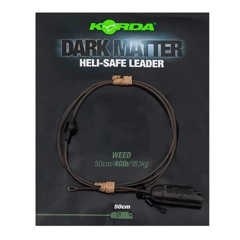 KORDA Dark Matter Leader Hell Safe 40lb 50cm
