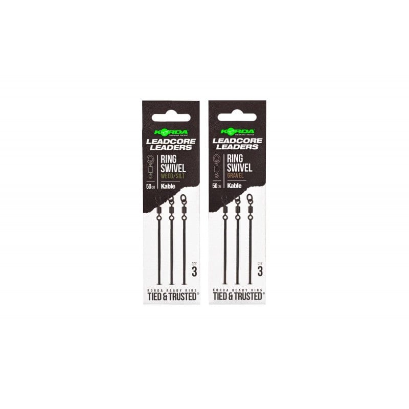 Korda Kable Leadcore Leader Ring Swivel 50cm