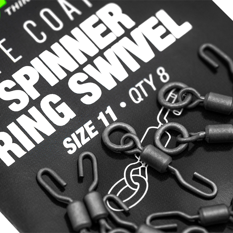 Korda PTFE Spinner Ring Swivels - Size 11